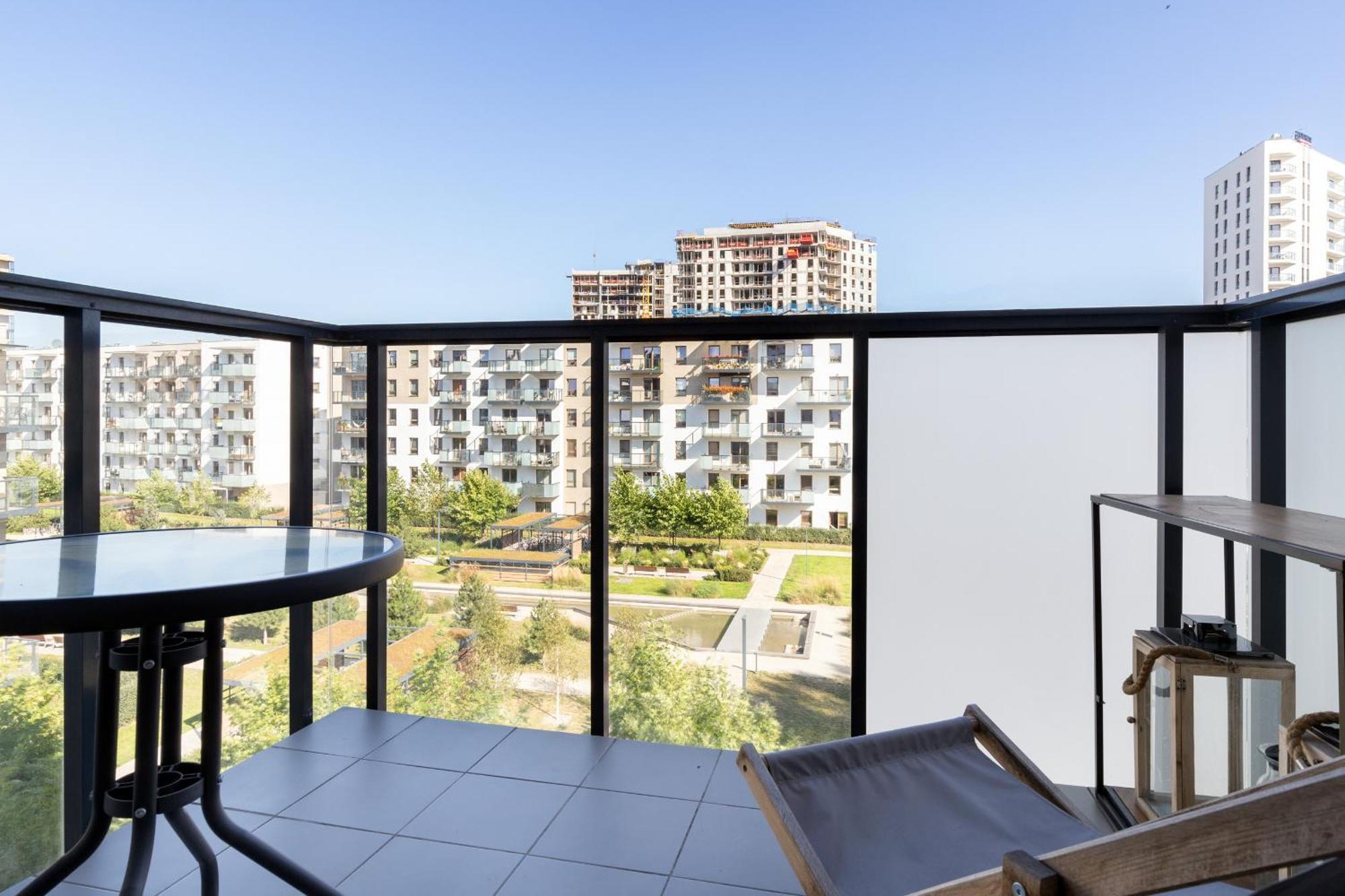 Starowiejska Apartment With Balcony Next To Arena Gdansk Stadium By Noclegi Renters Εξωτερικό φωτογραφία