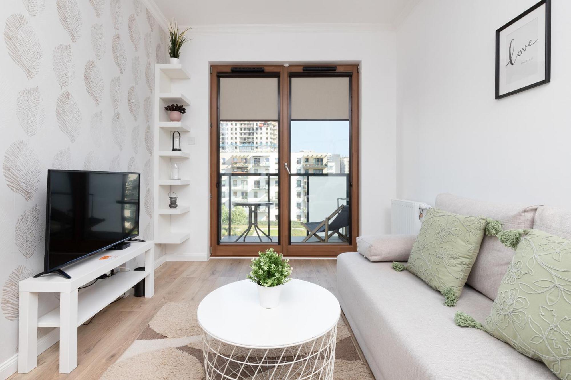 Starowiejska Apartment With Balcony Next To Arena Gdansk Stadium By Noclegi Renters Εξωτερικό φωτογραφία